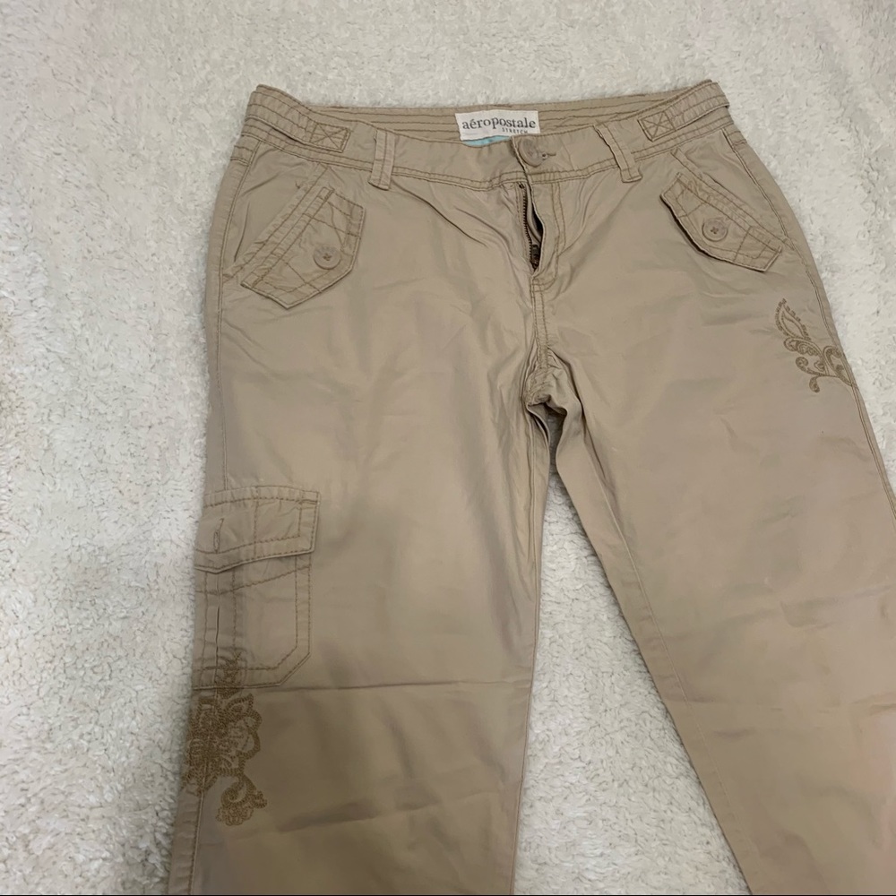 Aeropostale Khaki Cargo pants (7/8)